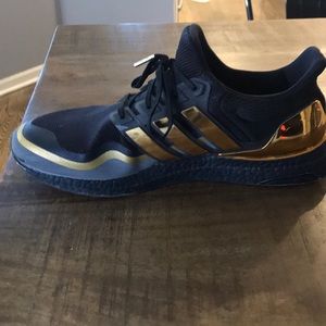 Ultra boost black gold and grey